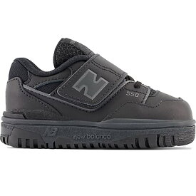 NEW BALANCE ニューバランス 550 BUNGEE LACE WITH TOP STRAP "BLACK" 550 バンジー レース ウィズ トップ ストラップ "ブラック" ベビー スニーカー BLACK IHB550BB【海外展開 日本未入荷】