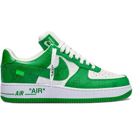 NIKE ナイキ LOUIS VUITTON X AIR FORCE 1 LOW 'WHITE GYM GREEN' ルイ ヴィトン X エア フォース 1 ロー 'ホワイト ジム グリーン' メンズ レディース スニーカー WHITE/GYM GREEN LVNAFGREEN【限定完売モデル】