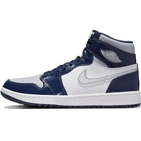 NIKE ナイキ AIR JORDAN 1 HIGH GOLF 'MIDNIGHT NAVY' エア ジョーダン 1 ハイ ゴルフ 'ミッドナイト ネイビー' メンズ レディース スニーカー WHITE/METALLIC SILVER/MIDNIGHT NAVY DQ0660-100【限定完売モデル】