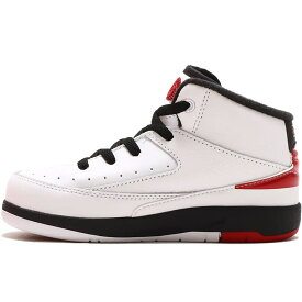 NIKE ナイキ TD AIR JORDAN 2 RETRO 'CHICAGO' 2022 ベビーサイズモデル エアジョーダン2 レトロ OG "シカゴ" 2022 ベビー スニーカー WHITE/VARSITY RED/BLACK DQ8563-106【限定完売モデル】