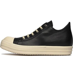 RICK OWENS bNEIEGX SP2023 COLLECTION LOW SNEAKS SP2023 MADE IN UK RNV [Xj[NX Ch CUK Y fB[X Xj[J[ BLACK/MILK/MILK RU01C4891-LPO-911yCOWJ {ׁz