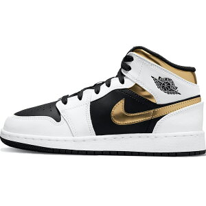 NIKE iCL GS AIR JORDAN 1 MID 'WHITE GOLD' LbYTCYf GA W[_ 1 ~bh 'WHITE GOLD' Y fB[X Xj[J[ WHITE/MULTI-COLOR/BLACK 554725-190yCOWJ {ׁz