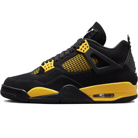 NIKE ナイキ AIR JORDAN 4 RETRO 'THUNDER' 2023 エア ジョーダン 4 レトロ 'サンダー' 2023 メンズ レディース スニーカー BLACK/TOUR YELLOW DH6927-017【限定完売モデル】