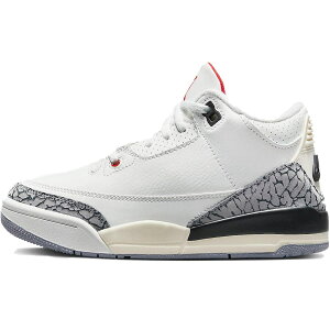 NIKE iCL PS AIR JORDAN 3 RETRO 'WHITE CEMENT REIMAGINED' LbYTCYf GAW[_3 g "zCgZg C}Wh" LbY xr[ Xj[J[ SUMMIT WHITE/FIRE RED/BLACK/CEMENT GREY DM0966-100