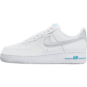 NIKE iCL AIR FORCE 1 '07 'WHITE LASER BLUE' GA tH[X 1 '07 'zCg [T[ u[' Y fB[X Xj[J[ WHITE/LASER BLUE/METALLIC SILVER DR0142-100yCOWJ {ׁz