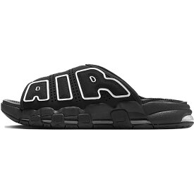 NIKE ナイキ AIR MORE UPTEMPO SLIDE ‘BLACK BLACK SOLE’ エアモアアップテンポ スライド "ブラック ブラックソール" メンズ レディース スニーカー BLACK/BLACK/CLEAR/WHITE DV2137-001【限定完売モデル】