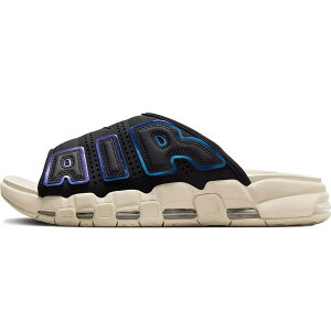 NIKE iCL AIR MORE UPTEMPO SLIDE 'BLACK SANDDRIFT IRIDESCENT' GA A Abve| XCh 'ubN Thhtg CfZg' Y fB[X Xj[J[ BLACK/MULTI-COLOR/SANDDRIFT/CLEAR FB7799-001