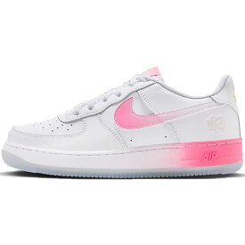 NIKE ナイキ GS AIR FORCE 1 '07 'SAN FRANCISCO LOTUS FLOWER' キッズサイズモデル エアフォース1 ロー "サンフランシスコ ロータス フラワー" キッズ レディース スニーカー WHITE/LOTUS PINK/YELLOW GOLD/BLUE JAY/PINK FOAM/BLACK FD1023-100【海外展開 日本未入荷】