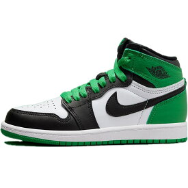 NIKE ナイキ PS AIR JORDAN 1 RETRO HIGH OG 'LUCKY GREEN' キッズサイズモデル エア ジョーダン 1 レトロ ハイ OG "ラッキー グリーン" キッズ スニーカー BLACK/LUCKY GREEN/WHITE FD1412-031【限定完売モデル】