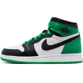 NIKE ナイキ GS AIR JORDAN 1 RETRO HIGH OG 'LUCKY GREEN' キッズサイズモデル エア ジョーダン 1 レトロ ハイ OG "ラッキー グリーン" キッズ レディース スニーカー BLACK/LUCKY GREEN/WHITE FD1437-031【限定完売モデル】