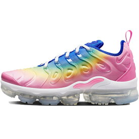 NIKE ナイキ WMNS NIKE AIR VAPORMAX PLUS "RAINBOW" ウィメンズサイズモデル エア ヴェイパーマックス プラス "レインボー" レディース メンズ スニーカー PINK SPELL/SPRING GREEN/RACER BLUE/CITORON PULSE FJ4550-606【海外展開 日本未入荷】