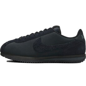 NIKE ナイキ WMNS CORTEZ PREMIUM 'TRIPLE BLACK' ウィメンズサイズモデル コルテッツ プレミアム "トリプル ブラック" レディース メンズ スニーカー BLACK/BLACK/BLACK FJ5465-010【限定モデル】