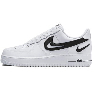 NIKE iCL AIR FORCE 1 '07 'CUT OUT SWOOSH - WHITE BLACK' GA tH[X 1 '07 'Jbg AEg XEbV zCg ubN' Y fB[X Xj[J[ WHITE/BLACK DR0143-101yCOWJ {ׁz