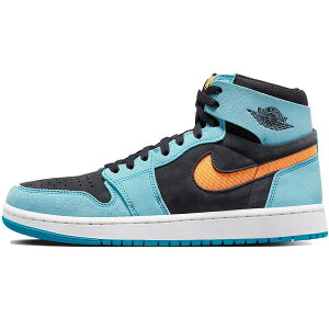 NIKE iCL AIR JORDAN 1 HIGH ZOOM COMFORT 2 'BLEACHED AQUA CITRUS' GAW[_ 1 nC Y[ RtH[g 2 "u[`h ANA VgX" Y fB[X Xj[J[ BLEACHED AQUA/BLACK/WHITE/BRIGHT CITRUS 