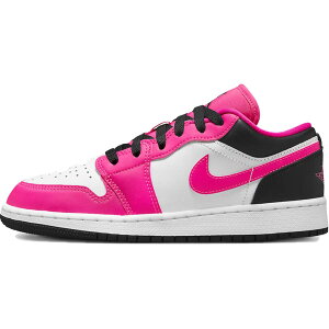 NIKE iCL GS AIR JORDAN 1 LOW 'FIERCE PINK' LbYTCYf GA W[_ 1 [ 'tBA[X sN' LbY fB[X Xj[J[ FIERCE PINK/BLACK/WHITE DZ5365-601yCOWJ {ׁz