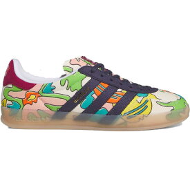 ADIDAS ORIGINALS アディダス オリジナルス SEAN WOTHERSPOON X GAZELLE INDOOR 'KALEIDOSCOPIC LENS' ショーン・ウェザースプーン × ガゼル インドア "カレイドスコピク レンズ" メンズ レディース スニーカー ECRU TINT/SHADOW NAVY/GUM IG2849【限定完売モデル】