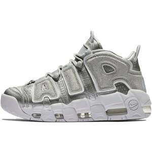 NIKE iCL WMNS AIR MORE UPTEMPO 'LOUD AND CLEAR' ECYf GA A Abve| "Eh Ah NA" fB[X Y Xj[J[ METALLIC SILVER/WHITE ^bNVo[/zCg 917593-