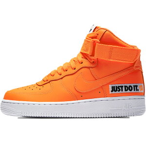 NIKE iCL WMNS AIR FORCE 1 HI LX LTHR "JUST DO IT PACK" ECYf GAtH[X nC "WXg hD Cbg pbN" fB[X Y Xj[J[ TOTAL ORANGE/WHITE g[^IW/zC