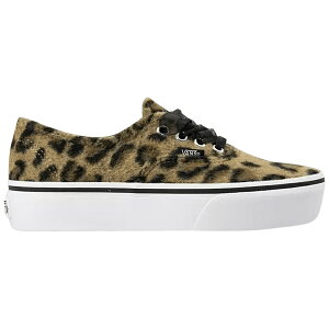 VANS バンズ UA AUTHENTIC PLATFORM 2.0 オーセンティック プラットフォーム2 チャンキー 厚底 レディース メンズ スニーカー (FUZZY) LEOPARD ファジー/レオパード VN0A3AV8RSO【海外限定 日本未入荷】 haruspor