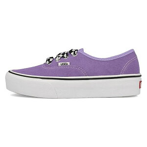 VANS oY UA AUTHENTIC PLATFORM 2.0 I[ZeBbN vbgtH[2 `L[  Y fB[X Xj[J[ (CHECKERBOARD LACE) VIOLET TULIP/TRUE WHITE (`FbJ[{[h)oCIbg`[