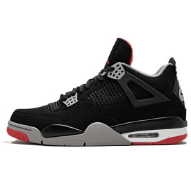 NIKE ナイキ AIR JORDAN 4 RETRO OG 'BRED' エア ジョーダン 4 レトロ オージー "ブレッド" メンズ スニーカー BLACK/CEMENT GREY-SUMMIT WHITE-FIRE RED ブラック/セメントグレー-サミットホワイト-ファイアレッド 308497-060【限定完売モデル】