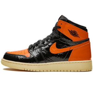 NIKE iCL AIR JORDAN 1 RETRO HIGH OG GS 'SHATTERED BACKBOARD 3.0' GA W[_  g nC I[W[ LbYf "Vb^[h obN{[h 3.0" LbY fB[X Xj[J[ BLACK/PALE VANILLA-S