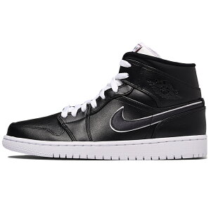 NIKE ナイキ AIR JORDAN 1 MID 'MAYBE I DESTROYED THE GAME' エア ジョーダン ワン ミッド "メイビー アイ デストロイド ザ ゲーム" メンズ スニーカー BLACK/WHITE-BLACK ブラック/ホワイト-ブラック 852542-016【限