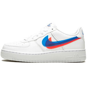 NIKE iCL AIR FORCE 1 LV8 KSA GS '3D GLASSES' GA tH[X  GxCg LbYf "3DOX" LbY fB[X Xj[J[ WHITE/BLUE HERO zCg/u[q[[ BV2551-100yCOWJ {