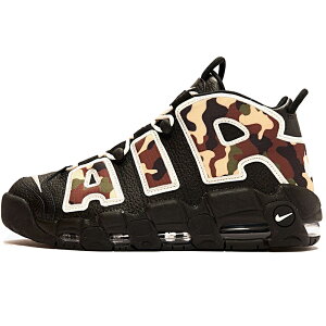 NIKE iCL AIR MORE UPTEMPO '96 'BLACK CAMO' GA A Abve| 96 "ubNJ" Y Xj[J[ BLACK/SAIL-LIGHT BRITISH TAN ubN/ZC-CgueBbV^ CJ6122-001yCOWJ {