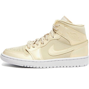 NIKE iCL WMNS AIR JORDAN 1 MID 'LEMON YELLOW' ECYf GA W[_  ~bh " CG[" fB[X Y Xj[J[ FOSSIL/FOSSIL-WHITE tHbV/tHbV-zCg CK6587-