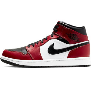 NIKE iCL AIR JORDAN 1 MID 'CHICAGO BLACK TOE' GA W[_  ~bh "VJS ubN gD" Y Xj[J[ BLACK/GYM RED-WHITE ubN/Wbh-zCg 554724-069y胂fz