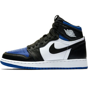 NIKE iCL AIR JORDAN 1 RETRO HIGH OG GS 'ROYAL TOE' GA W[_ 1 g nC I[W[ LbYTCYf "C gD" LbY fB[X Xj[J[ BLACK/WHITE-GAME ROYAL-BLACK 575441-041yCOW