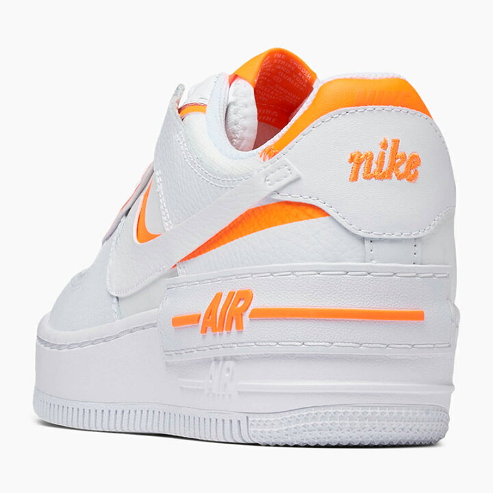楽天市場 Nike ナイキ Wmns Air Force 1 Shadow Total Orange ウイメンズモデル エア フォース ワン シャドウ トータルオレンジ レディース メンズ スニーカー White Total Orange Summit White ホワイト トータル オレンジ サミットホワイト Ci0919 103 海外展開