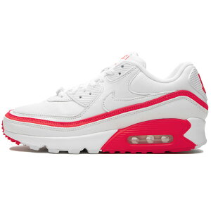 NIKE iCL UNDEFEATED X AIR MAX 90 'WHITE SOLAR RED' AfBtB[ebh×GA }bNX 90 "zCg \[[bh" Y fB[X Xj[J[ WHITE/SOLAR RED zCg/\[[bh CJ7197-103y