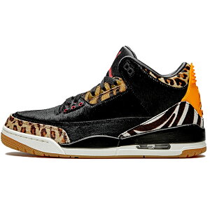 NIKE iCL AIR JORDAN 3 RETRO SE 'ANIMAL INSTINCT' GA W[_ 3 g XyVGfBV "Aj} CXeBNg" Y fB[X Xj[J[ BLACK/MULTI-COLOR-DARK MOCHA-ROPE ubN/}