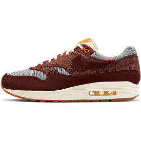 NIKE ナイキ AIR MAX 1 'HOUNDSTOOTH' エア マックス ワン "ハウンズ トゥース 千鳥格子" メンズ レディース スニーカー BRONZE ECLIPSE/MUSLIN-GUM MEDIUM BROWN-TOTAL ORANGE CT1207-200【海外展開 日本未入荷】