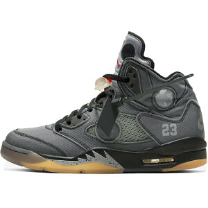 NIKE iCL OFF-WHITE X AIR JORDAN 5 RETRO SP 'MUSLIN' It-zCg × GA W[_ 5 g XyVGfBV "X" Y fB[X Xj[J[ BLACK/MUSLIN-FIRE RED ubN/X-