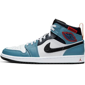 NIKE ナイキ FACETASM X AIR JORDAN 1 MID 'FEARLESS' ファセッタズム×エア ジョーダン ワン ミッド "フィアレス" メンズ スニーカー WHITE/LIGHT BLUE-NAVY ホワイト/ライトブルー-ネイビー CU2802-100【限定完売モデル】