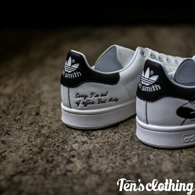 楽天市場 Adidas Originals アディダス オリジナルス Mickey Mouse X Stan Smith Black White ミッキーマウス スタン スミス ブラック ホワイト ディズニー メンズ レディース スニーカー White ホワイト Fw25 海外展開 日本未入荷 Tens Clothing