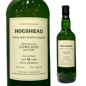 ホグスヘッド インディシークレットローランド 9年 2014　スコットランド・ローランドHogshead Indie LOWLAND AGED 9 YEARS