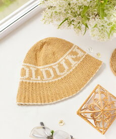 ロゴ編み クロシェ 帽子 メンズ ハット レディース バケットハット 深め 春 夏 秋 冬 きれいめ 韓国ファッション ストリート系 ブランド ストリートファッション 人気 トレンド 記念日 プレゼント 小物 アウトドア