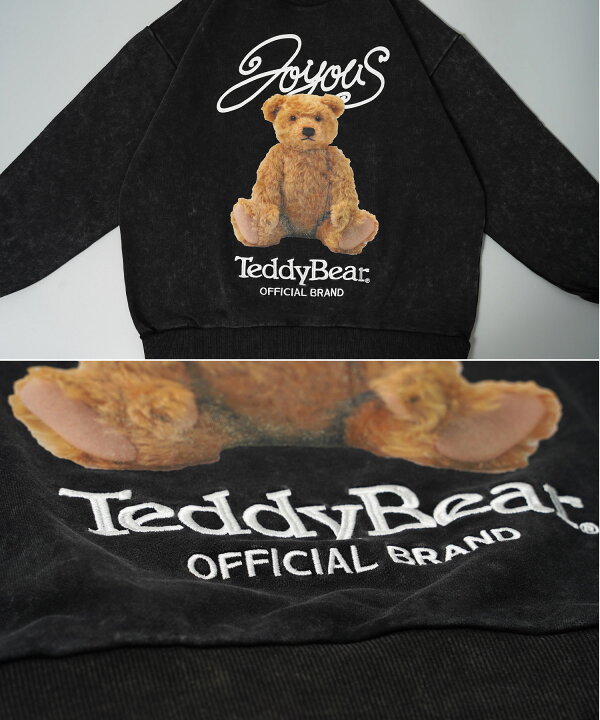 楽天市場】◇TEDDY BEAR ピグメントトレーナー◇ クルースウェット 