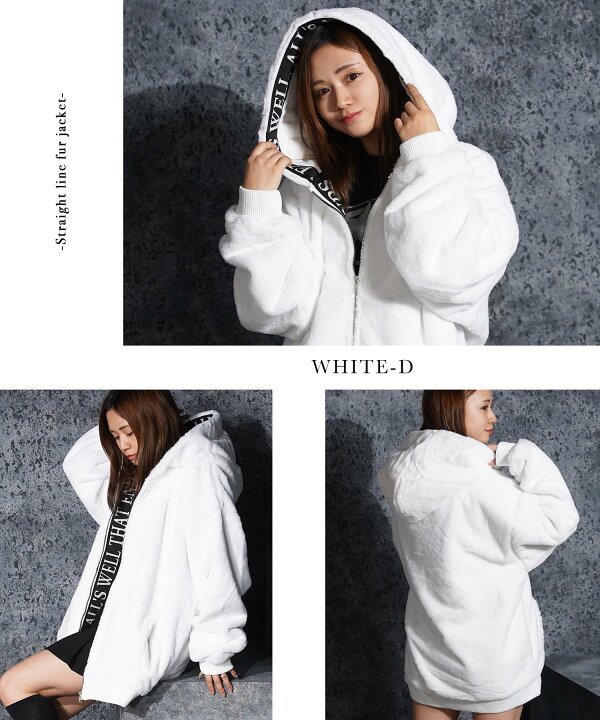 楽天市場】ファー ジャケット メンズ パーカー レディース ビッグ  