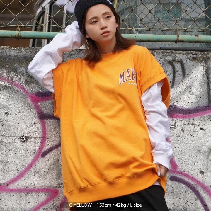 楽天市場 オーバーサイズ スウェット メンズ ベスト レディース ビッグシルエット 長袖tシャツ スウェットベスト アンサンブル ロンt トップス 長袖 カレッジロゴ 大きいサイズ 韓国ファッション 春 春服 春物 人気 ストリート系 カジュアル おしゃれ 韓国 服 大人