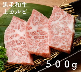 黒毛和牛 上焼肉（上カルビ） 500g