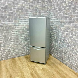 パナソニック 2ドア 冷蔵庫 168L 右開き NR-B179W-S 2017年製 【中古】
