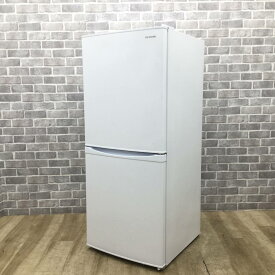 冷蔵庫 2ドア 142L 右開き アイリスオーヤマ ホワイト IRSD-14A-W 2021年製 【中古】