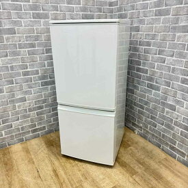 シャープ 冷蔵庫 2ドア 137L どっちもドア SJ-D14A-W 2015年製 【中古】