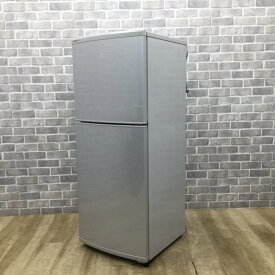 冷蔵庫 2ドア 140L 右開き モリタ シルバー MR-F140D 2017年製 【中古】
