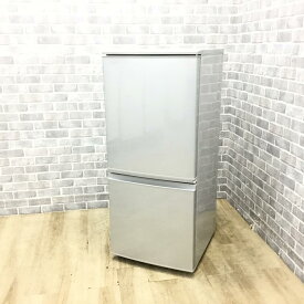 冷蔵庫 2ドア 137L つけかえどっちもドア シャープ SJ-D14C-S 2016年製 【中古】